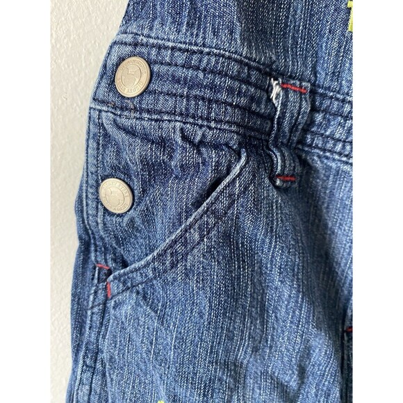 Vintage Disney Store Mickey Mouse Denim Overalls Toddler 3T Y2K - Picture 4 of 10